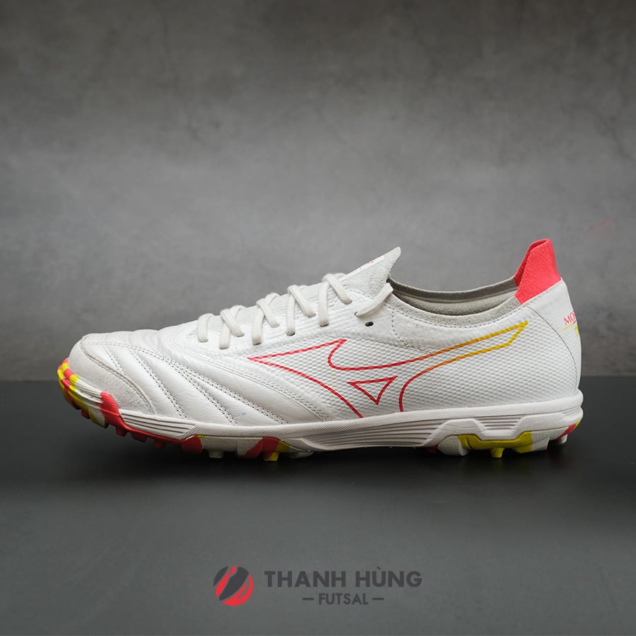 MIZUNO MORELIA NEO SALA β JAPAN TF - Q1GB239064 - TRẮNG/ĐỎ/VÀNG