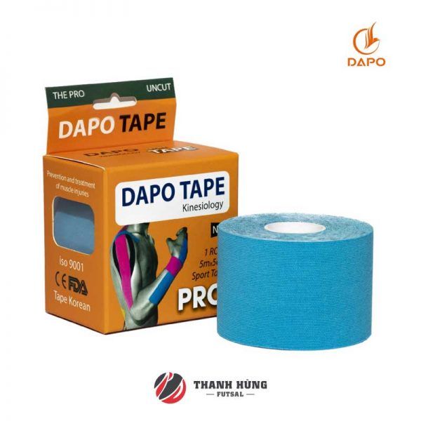 BĂNG DÁN CƠ DAPOTAPE PRO (UNCUT) – 5M X 5CM – XANH DA TRỜI