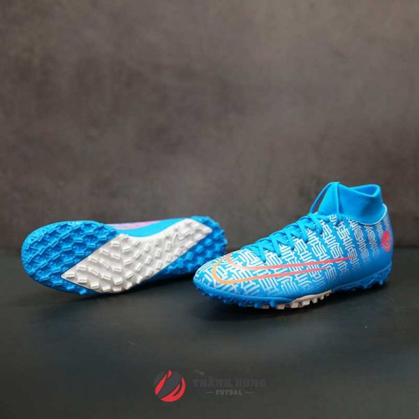 NIKE MERCURIAL SUPERFLY 7 ACADEMY CR7 TF – CQ4904-468 – XANH DƯƠNG/ TRẮNG