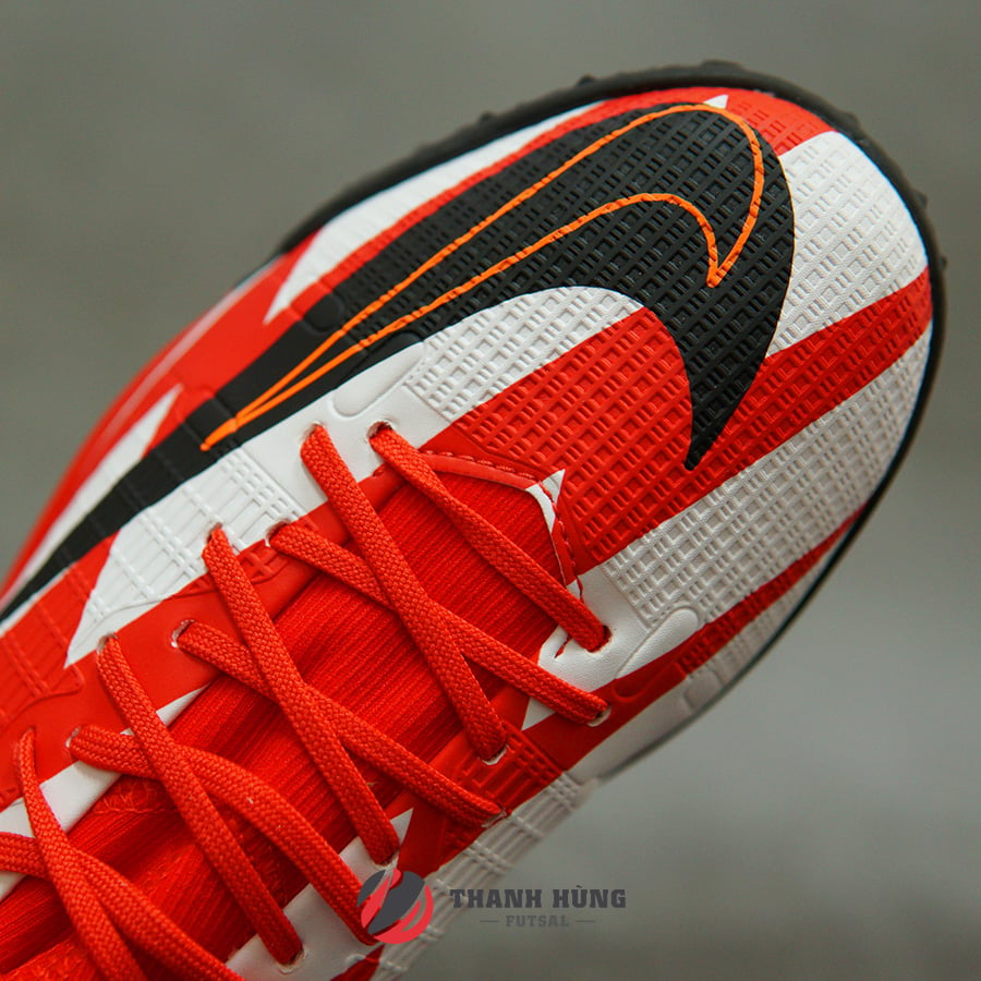 NIKE MERCURIAL SUPERFLY 8 CR7 ACADEMY TF - DJ4683-600 - TRẮNG/ĐỎ