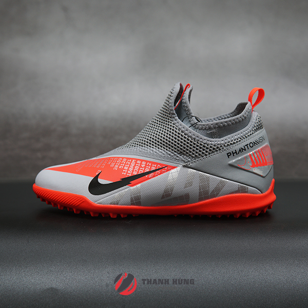 NIKE JR. PHANTOM VSN 2 ACADEMY DF TF - CD4078-906 - XÁM/ĐỎ