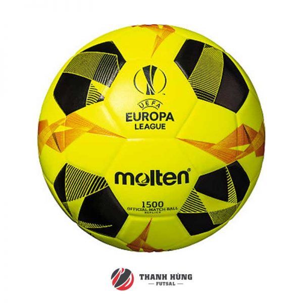 BÓNG ĐÁ FUTSAL MOLTEN EUROPA LEAGUE 1500 – F9U1500-G9Y – VÀNG/ ĐEN/ CAM