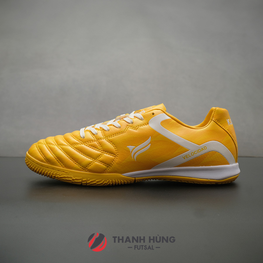 KAMITO FUTSAL VELOCIDAD IC FIRE BACK - KMIC240130 - VÀNG/TRẮNG