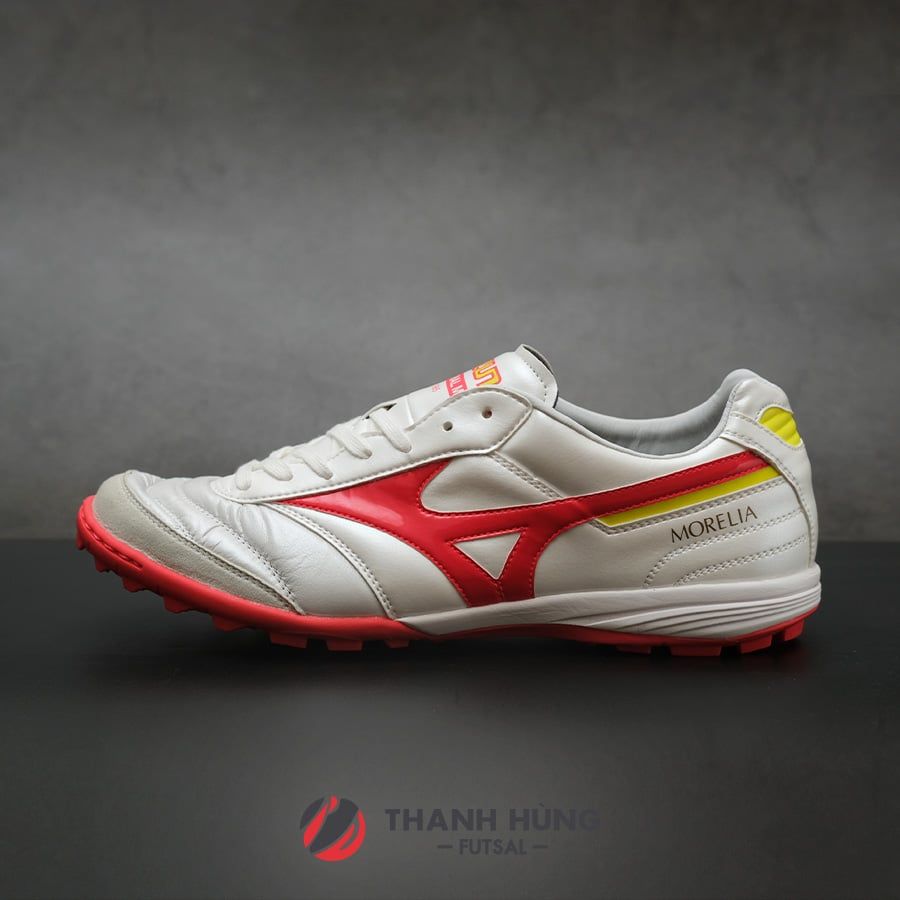 MIZUNO MORELIA SALA ELITE TF - Q1GB230164 - TRẮNG/ĐỎ