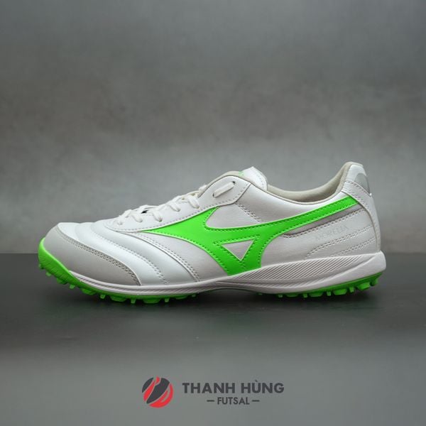MIZUNO MORELIA SALA PRO TF - Q1GB251337 - TRẮNG/XANH LÁ