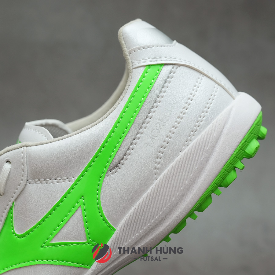 MIZUNO MORELIA SALA PRO TF - Q1GB251337 - TRẮNG/XANH LÁ