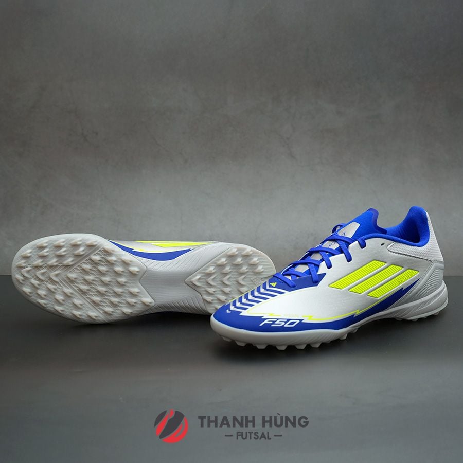 ADIDAS F50 LEAGUE MESSI TF - IH0919 - XÁM BẠC/NEON