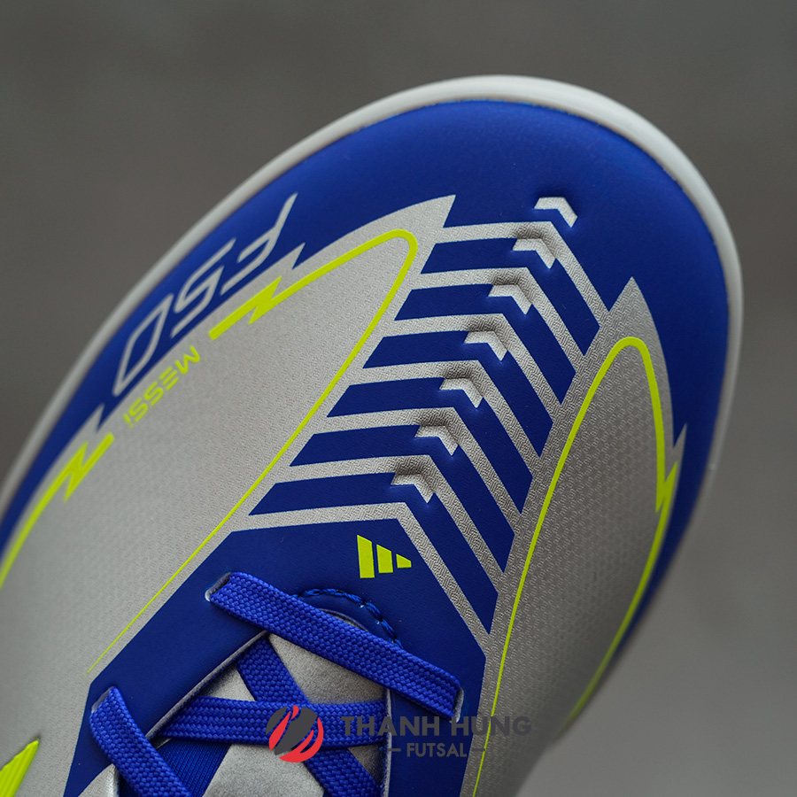 ADIDAS F50 LEAGUE MESSI TF - IH0919 - XÁM BẠC/NEON