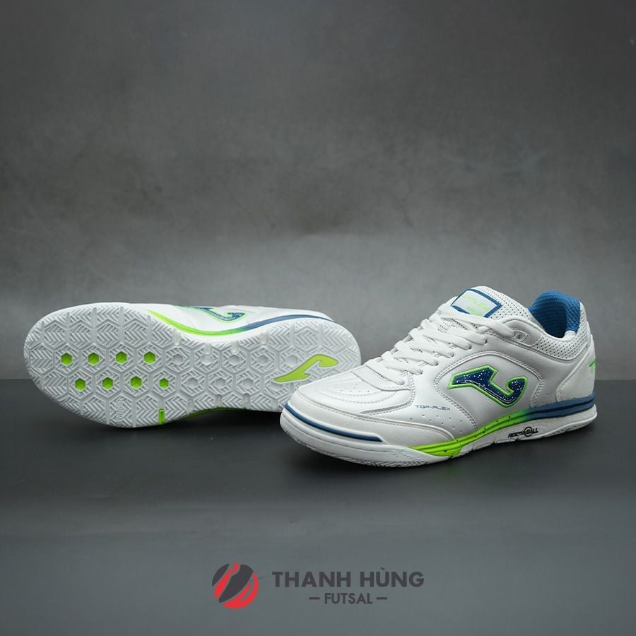 JOMA TOP FLEX REBOUND IN 2402 - TRẮNG/XANH DƯƠNG