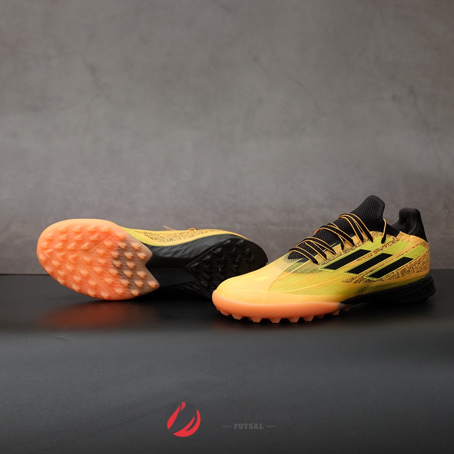 ADIDAS X SPEEDFLOW MESSI.1 TF - GW3864 - VÀNG/ĐEN