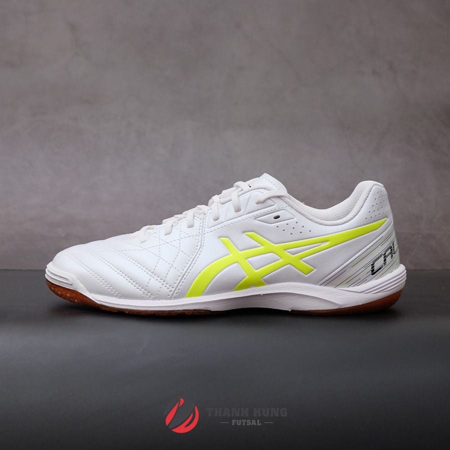 ASICS CALCETTO WD 8 IC - 1113A011-114 - TRẮNG/VÀNG
