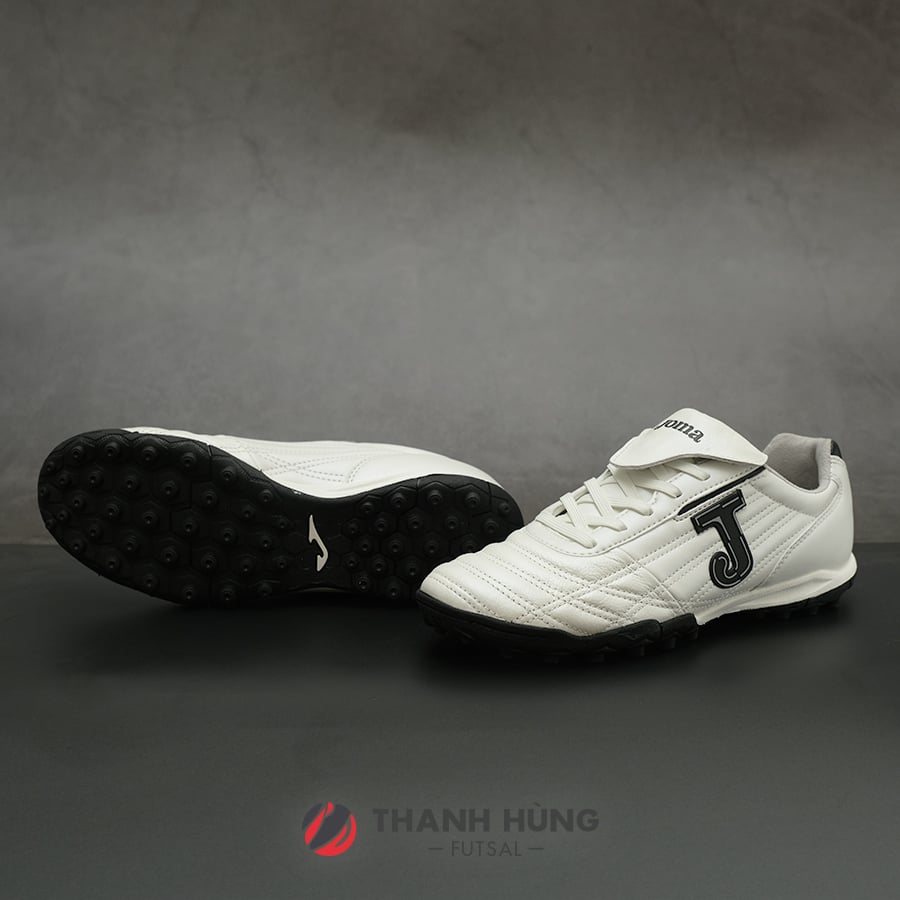 GIÀY ĐÁ BÓNG CỎ NHÂN TẠO JOMA KANGAROO MORIENTES TF 2202 TRẮNG/ĐEN