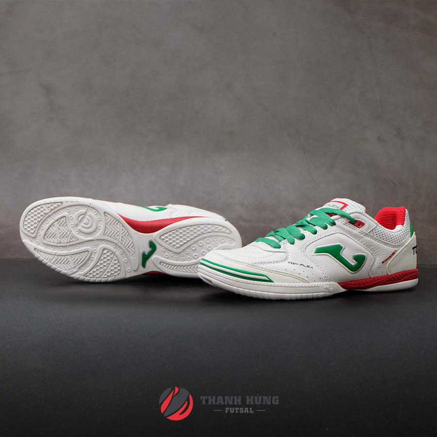 JOMA TOP FLEX LEATHER IN 2202 - TRẮNG/XANH LÁ