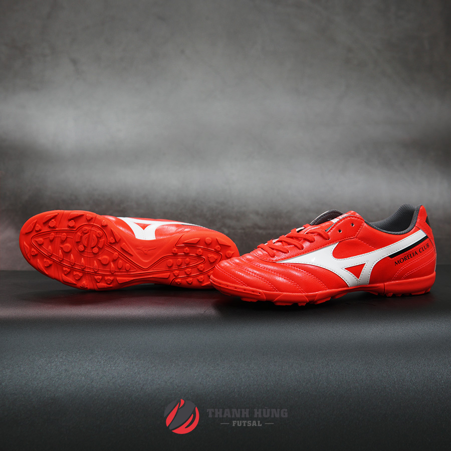 MIZUNO MORELIA II CLUB AS TF - P1GD201660 - ĐỎ/ TRẮNG