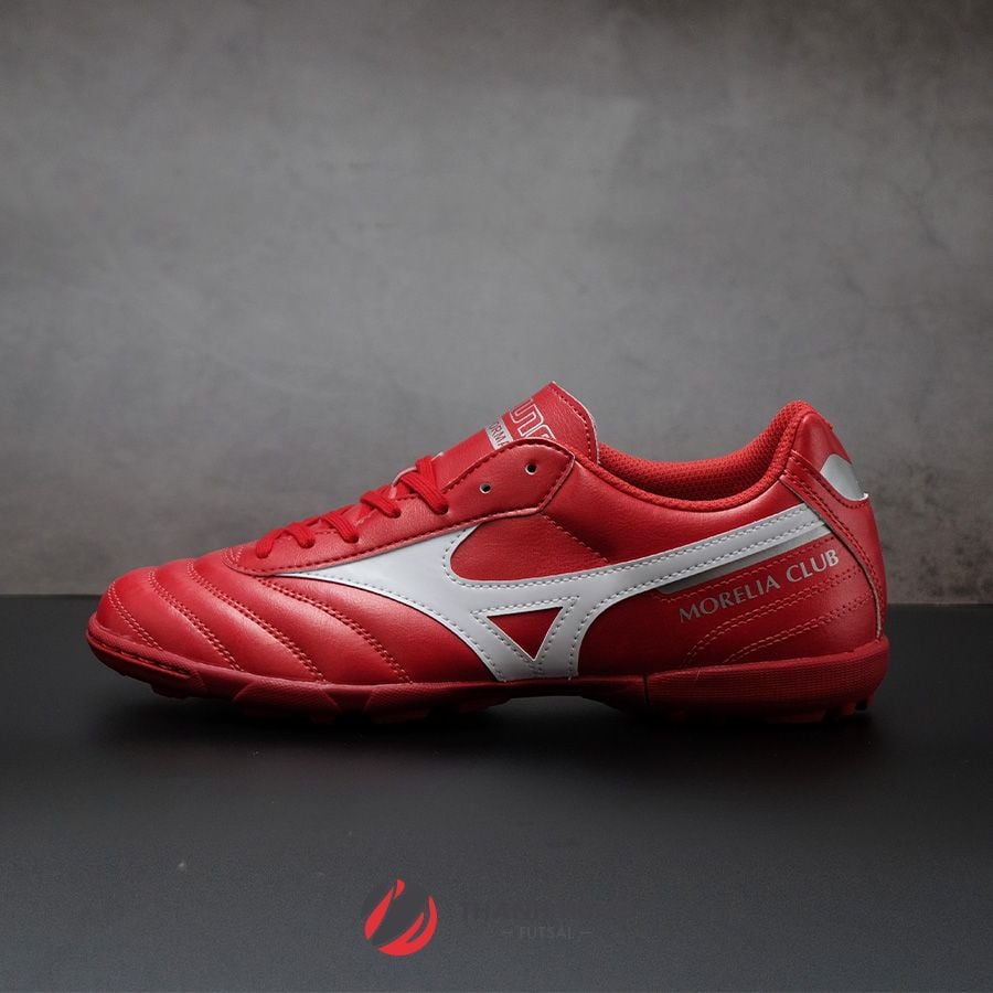 MIZUNO MORELIA II CLUB AS - P1GD221660 - ĐỎ/TRẮNG