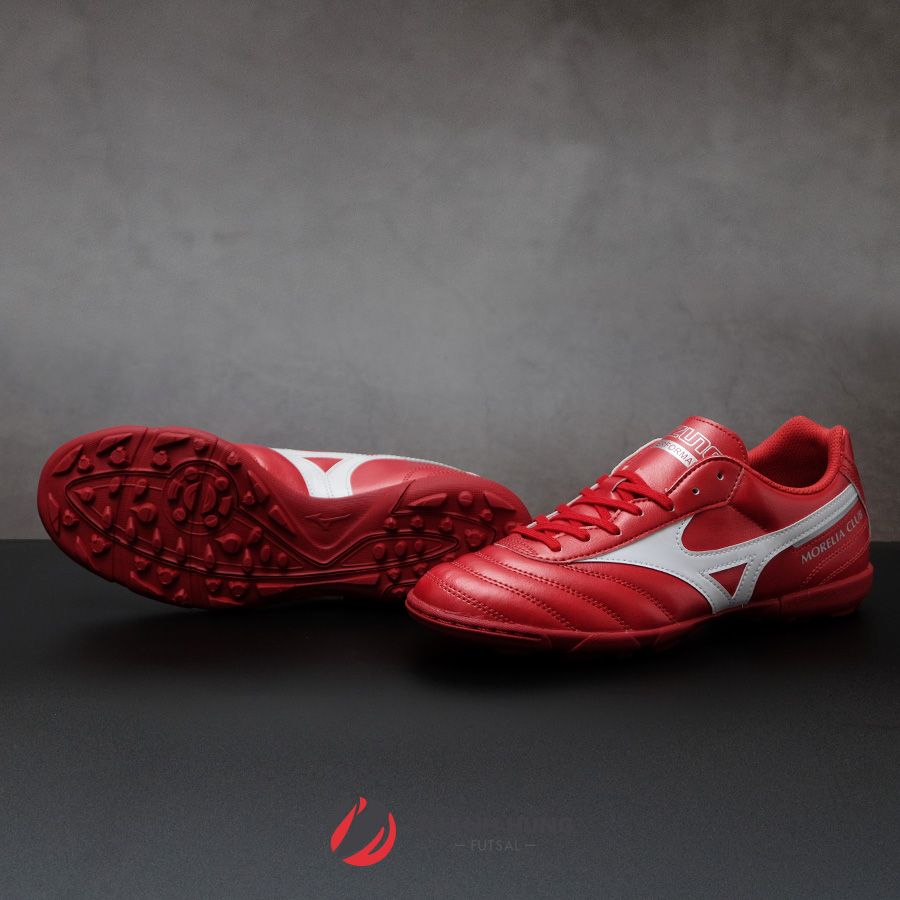 MIZUNO MORELIA II CLUB AS - P1GD221660 - ĐỎ/TRẮNG