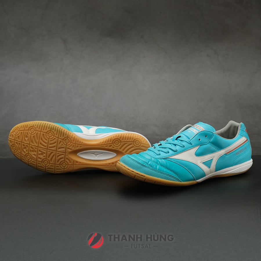 MIZUNO MORELIA SALA ELITE IN - Q1GA230125 - XANH/TRẮNG