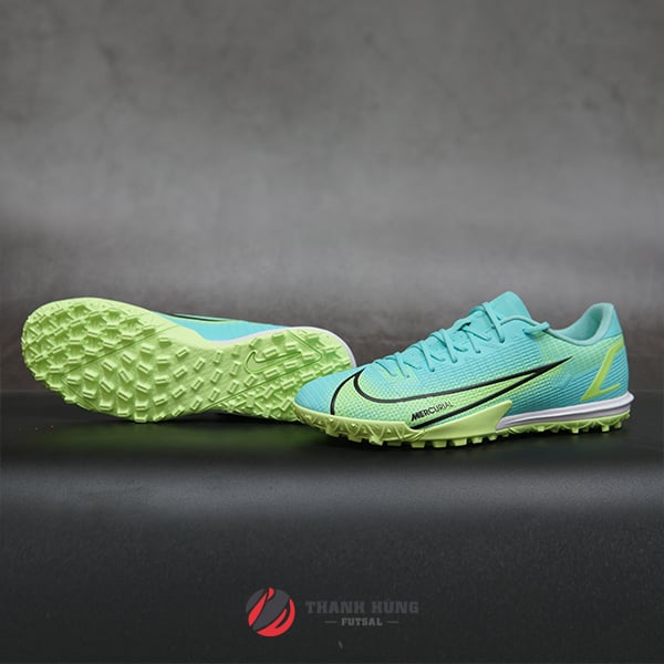 Giày Bóng Đá TQ Nike Mercurial Vapor 14 Elite Dragonfly Trắng Hồng Cổ Lửng  V2 TF