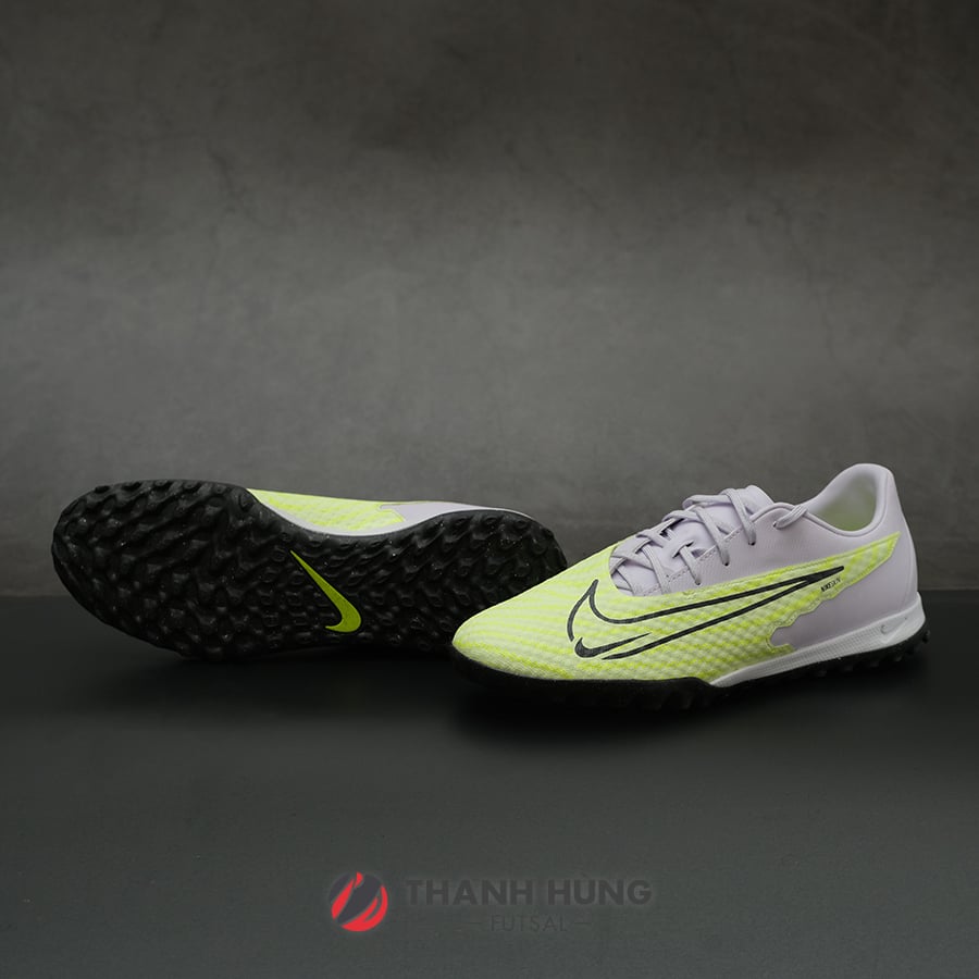 NIKE PHANTOM GX ACADEMY TF - DD9477-705 - TRẮNG/XANH LÁ MẠ