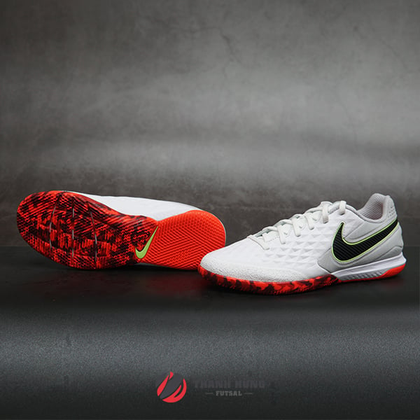NIKE REACT TIEMPO LEGEND 8 PRO IC - AT6134-106 - TRẮNG / ĐỎ