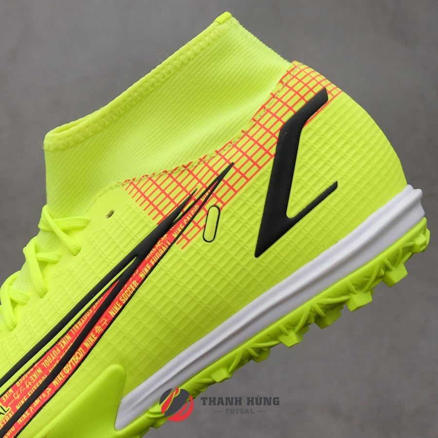 Giày Bóng Đá Nike Mercurial Superfly 8 Elite Dragonfly Trắng Hồng Cổ Cao V2  TF