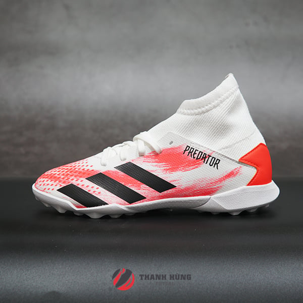 GIÀY ĐÁ BANH TRẺ EM CHÍNH HÃNG ADIDAS PREDATOR CỔ CAO EG0929 TRẮNG - Giày  đá banh chính hãng