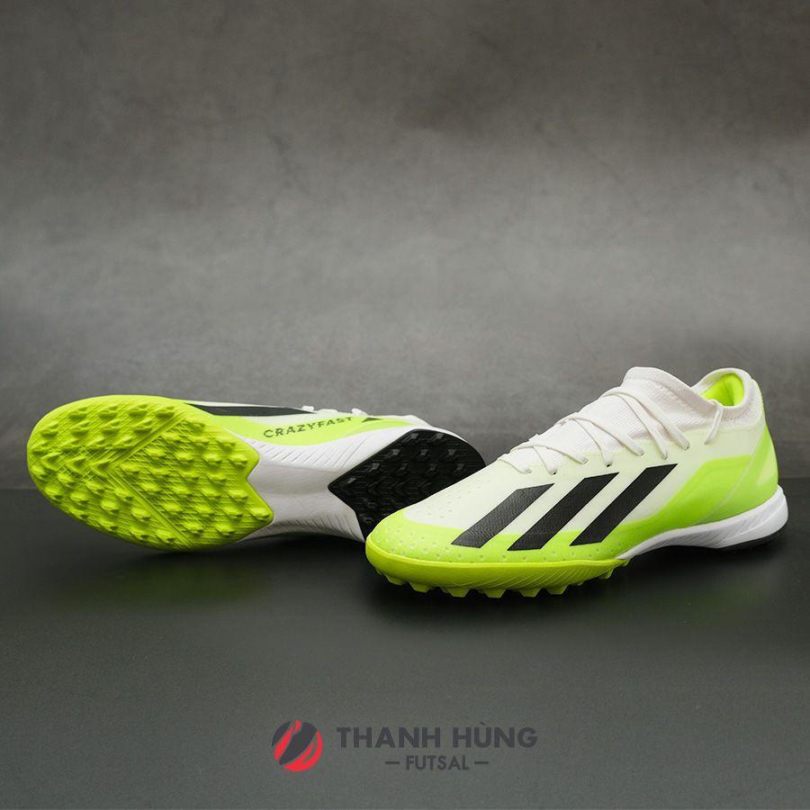 ADIDAS X CRAZYFAST .3 TF - ID9337 - TRẮNG/VÀNG CHANH