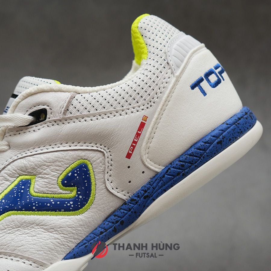 JOMA TOP FLEX LEATHER IN 2342 - TRẮNG/XANH