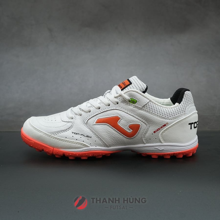 JOMA TOP FLEX LEATHER TF 2302 - TRẮNG/CAM
