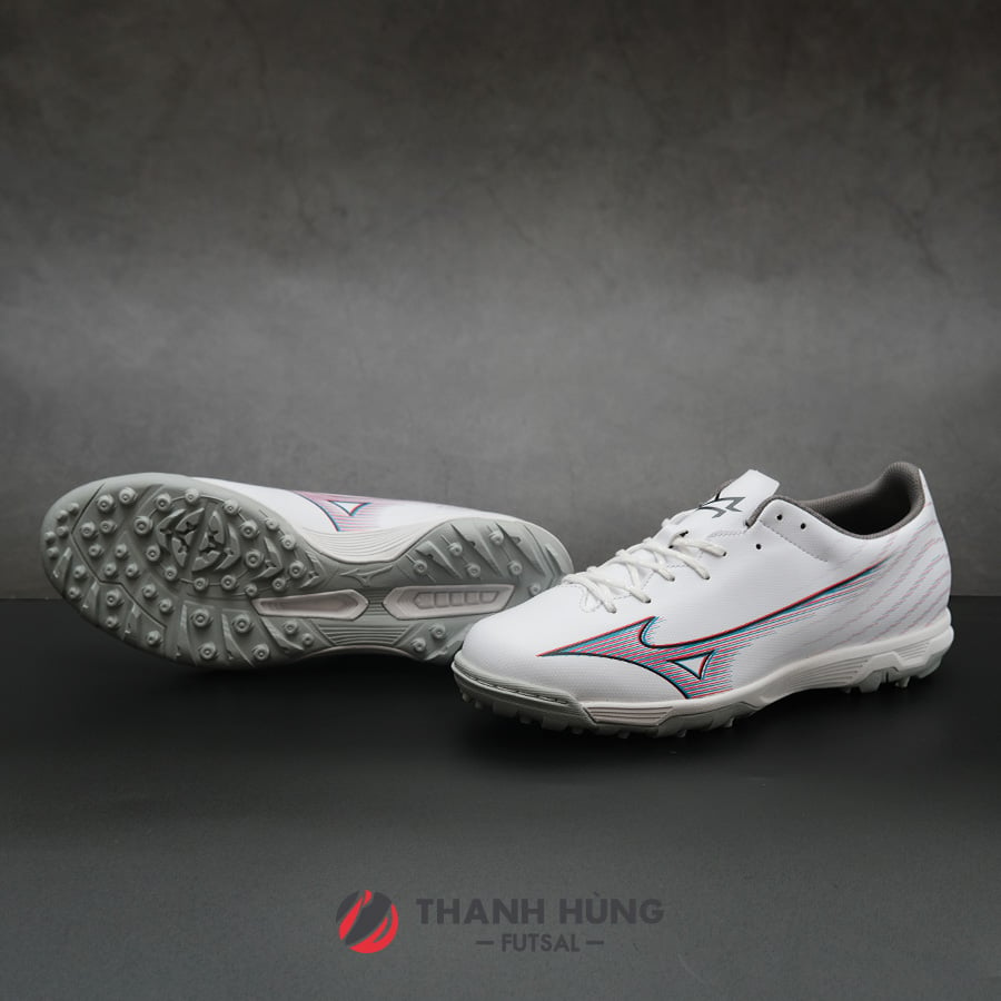 MIZUNO ALPHA SELECT AS - P1GD236609 - TRẮNG/ĐỎ/XANH