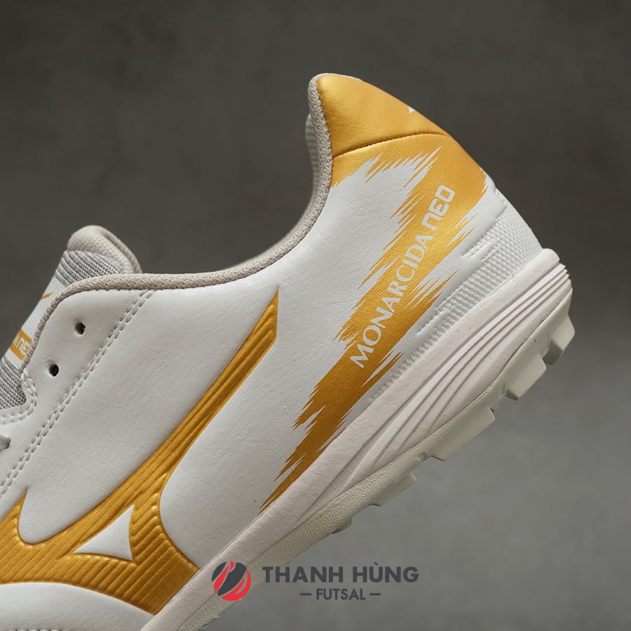 MIZUNO MONARCIDA NEO SALA PRO TF - Q1GB232152 - TRẮNG/VÀNG