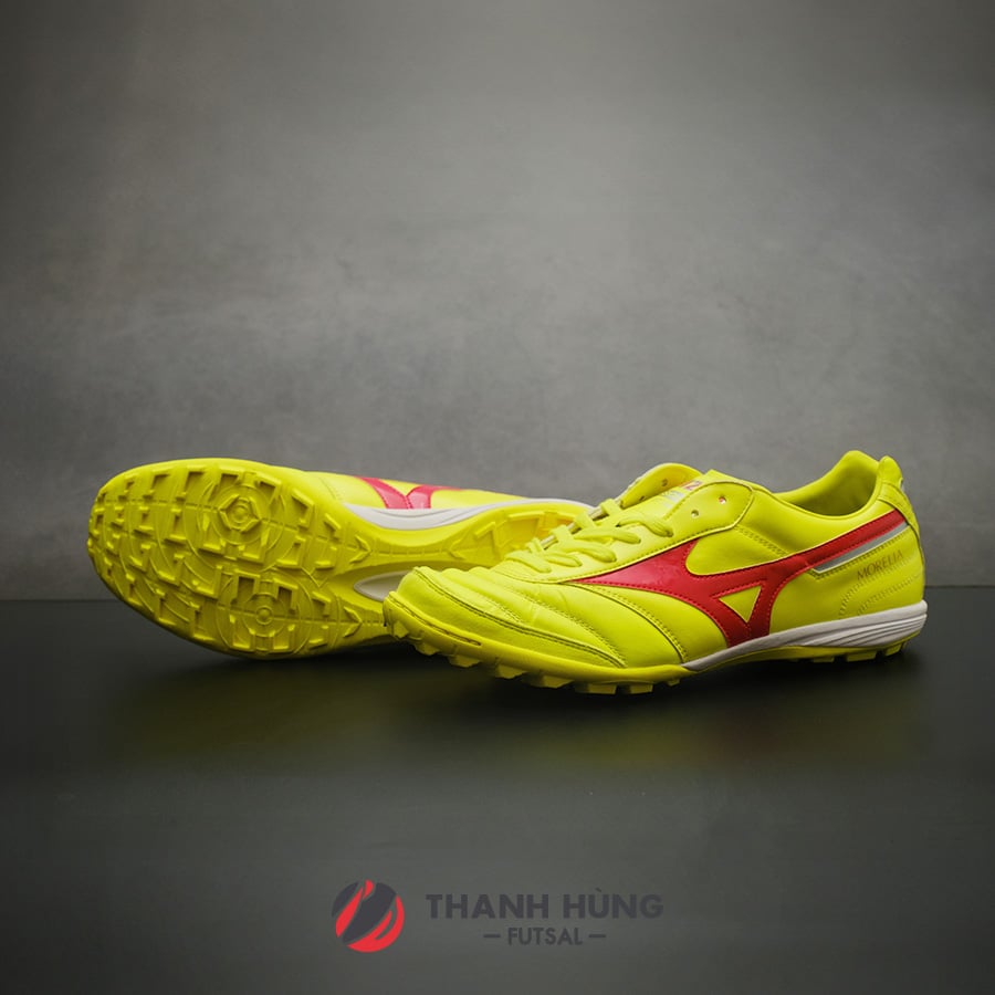 MIZUNO MORELIA SALA ELITE TF - Q1GB240145 - VÀNG NEON/TRẮNG