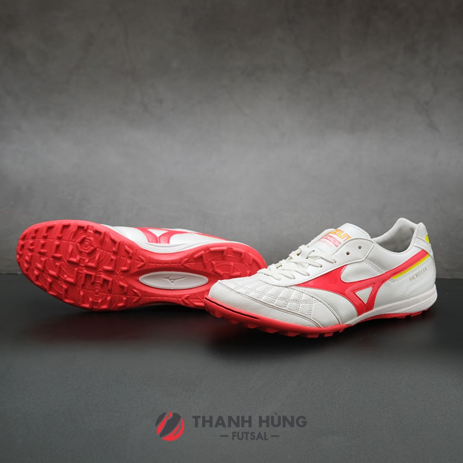 MIZUNO MORELIA SALA JAPAN TF - Q1GB230064 - TRẮNG/ĐỎ