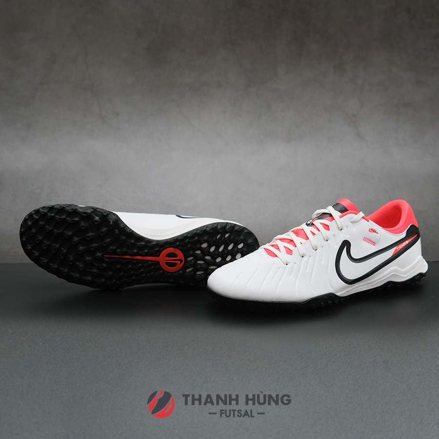 NIKE TIEMPO LEGEND 10 ACADEMY TF - DV4342-100 - TRẮNG/ĐỎ