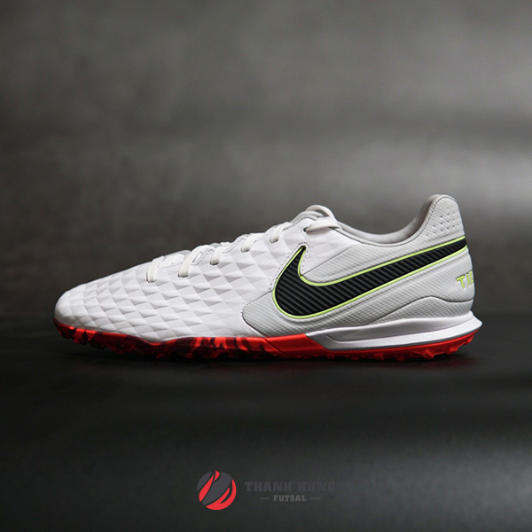 NIKE TIEMPO LEGEND 8 PRO TF - AT6136-106 - TRẮNG / ĐỎ