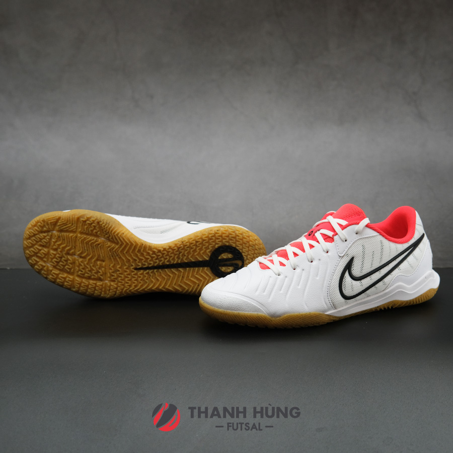 NIKE TIEMPO LEGEND 10 ACADEMY IC - DV4341-100 - TRẮNG/ĐEN/ĐỎ