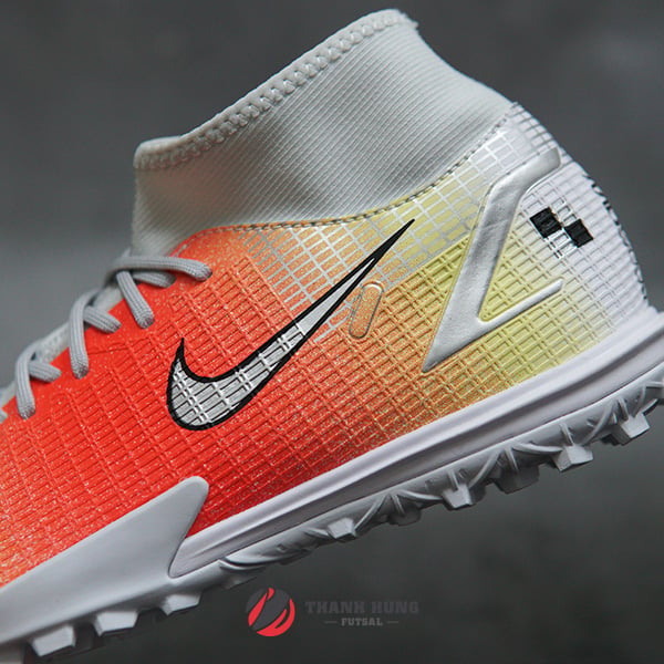 NIKE MERCURIAL SUPERFLY 8 ACADEMY MDS TF - CV0952-118 - TRẮNG / CAM