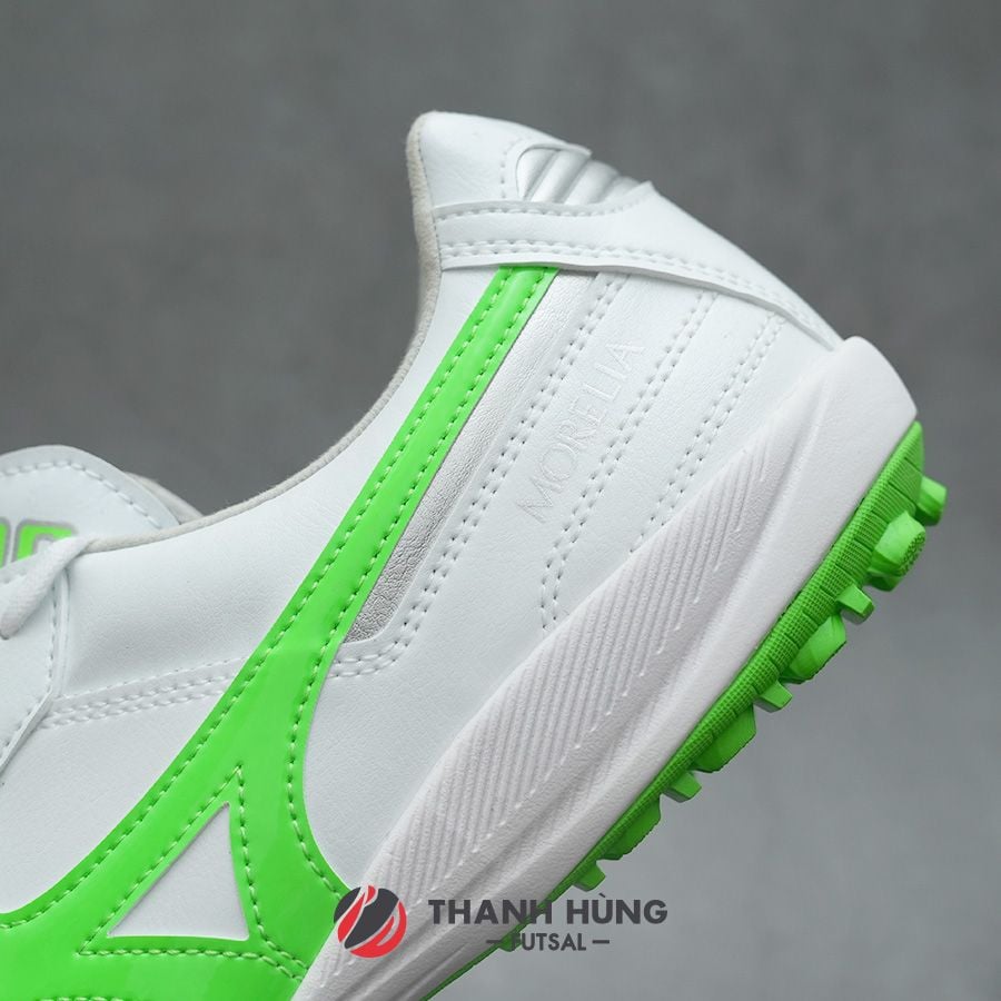 MIZUNO MORELIA SALA ELITE TF - Q1GB251237 - TRẮNG/XANH LÁ