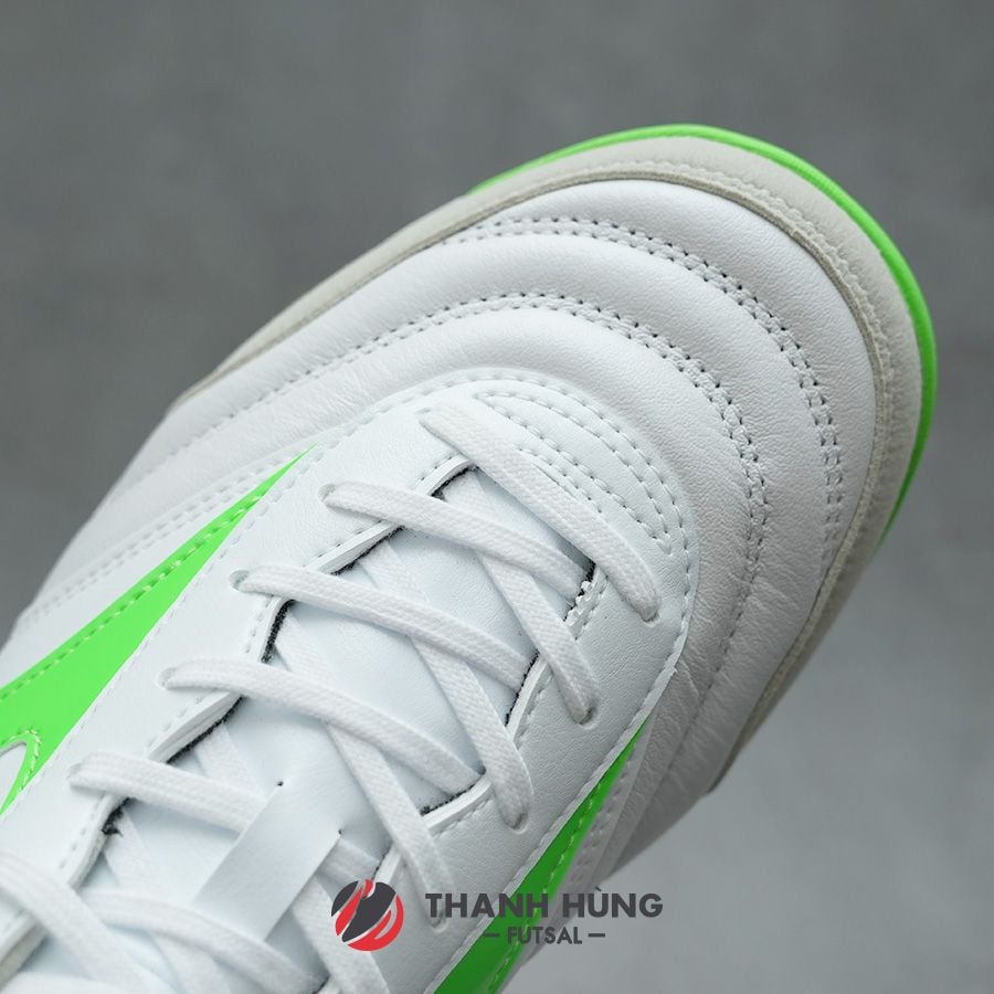 MIZUNO MORELIA SALA ELITE TF - Q1GB251237 - TRẮNG/XANH LÁ