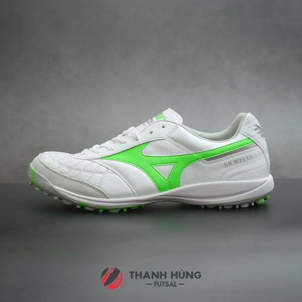 MIZUNO MORELIA SALA JAPAN TF - Q1GB251137 - TRẮNG/XANH LÁ