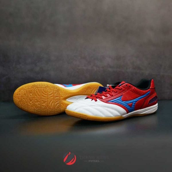 MIZUNO MONARCIDA SALA – Q1GA181127 – TRẮNG/ XANH/ ĐỎ