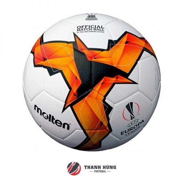 BÓNG ĐÁ MOLTEN F5U5003-K19 SỐ 5 (EUROPA LEAGUE) – TRẮNG/ ĐEN/ VÀNG/ CAM