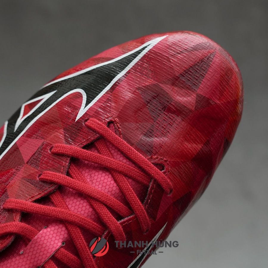 MIZUNO ALPHA 2 PRO FG - P1GA256460 - ĐỎ/TRẮNG/ĐEN