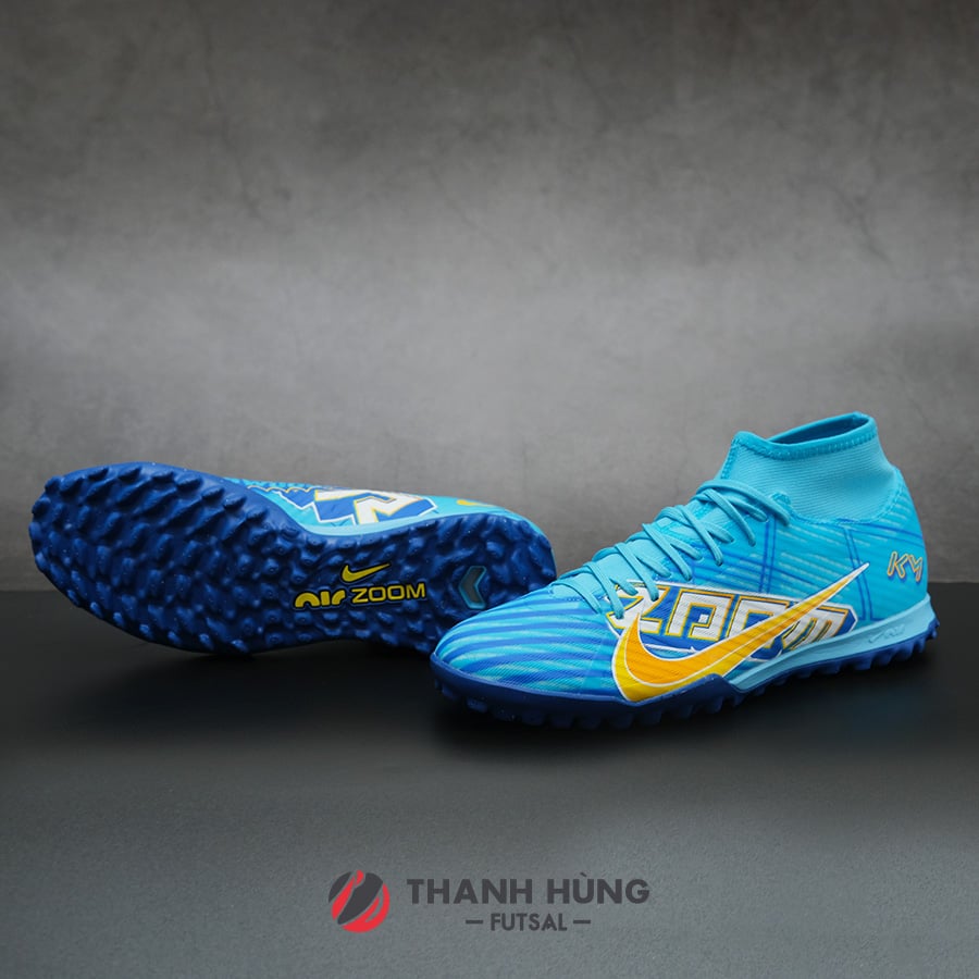 NIKE ZOOM MERCURIAL SUPERFLY 9 KM ACADEMY TF - DO9347-400 - XANH/VÀNG