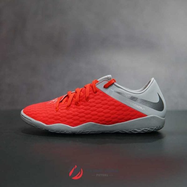 NIKE HYPERVENOM III ACADEMY IC – AJ3814-600 – XÁM / ĐỎ