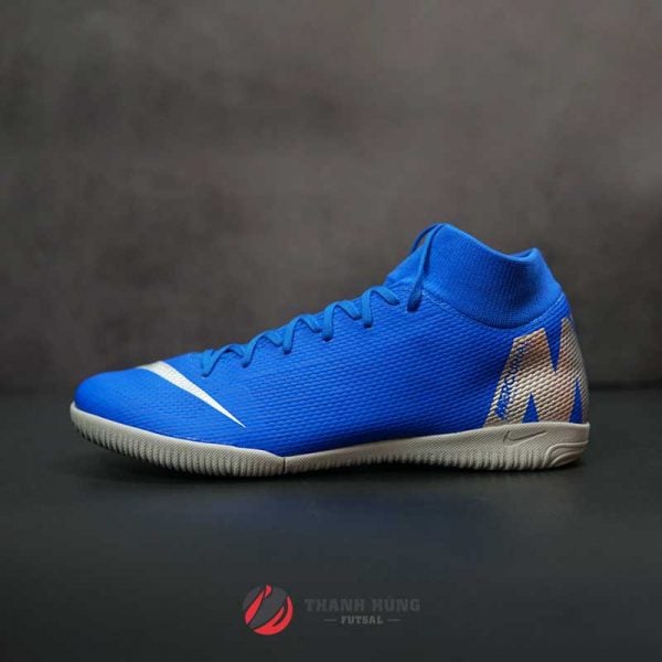 NIKE MERCURIAL SUPERFLY 6 ACADEMY 6 IC – AH7369-400 –  XANH DƯƠNG