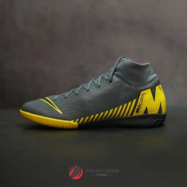 NIKE MERCURIAL SUPERFLY 6 ACADEMY IC – AH7369-070 – XÁM/ VÀNG