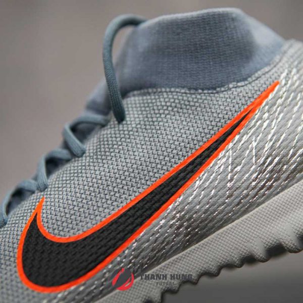 NIKE MERCURIAL SUPERFLY 6 ACADEMY TF – AH7370-408 – XÁM TRO/ ĐEN