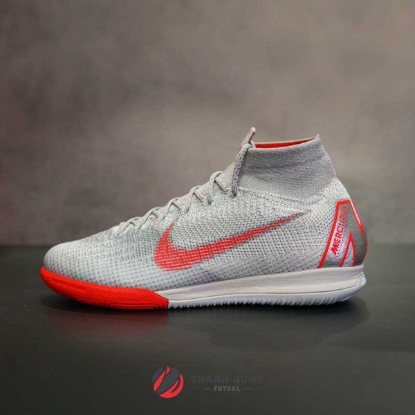 NIKE MERCURIAL  SUPERFLY 6 ELITE IC – AH7373-060 – XÁM/ĐỎ