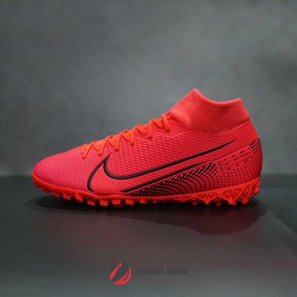 NIKE MERCURIAL SUPERFLY 7 ACADEMY TF - AT7978-606 - ĐỎ/ ĐEN